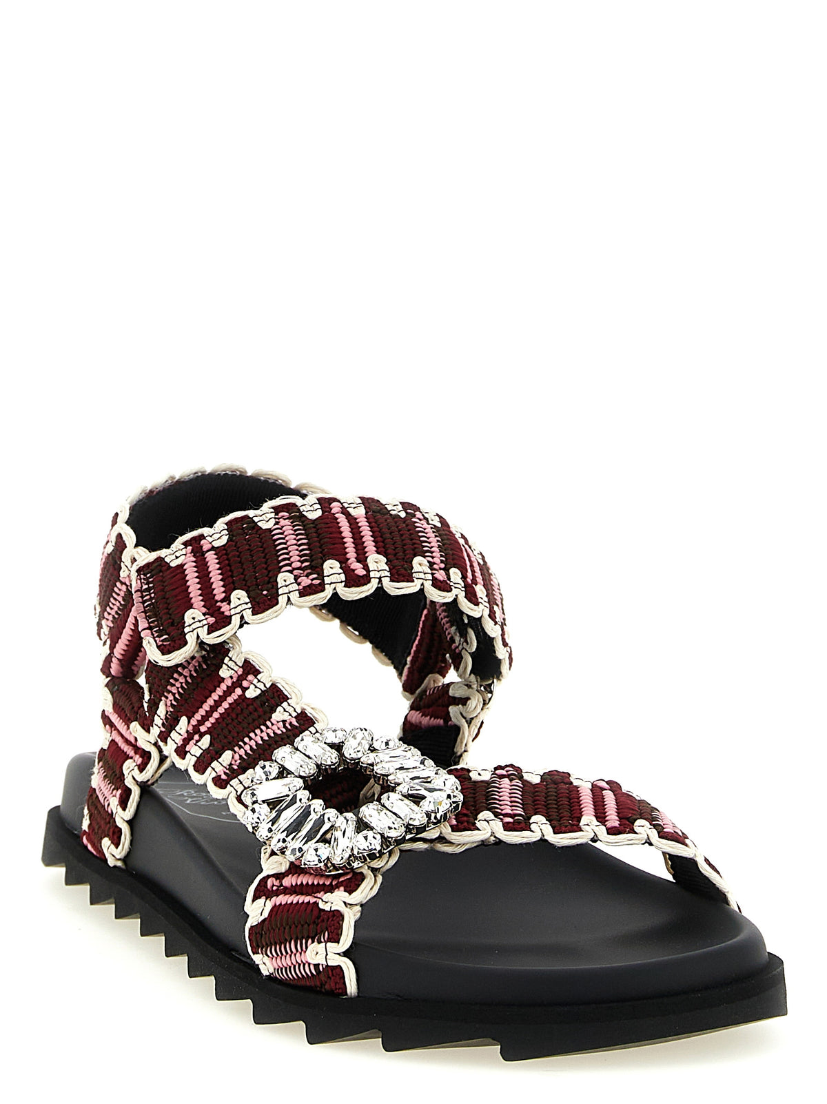 Roger Vivier Slidy Viv Multicolor Flat Sandals for Women