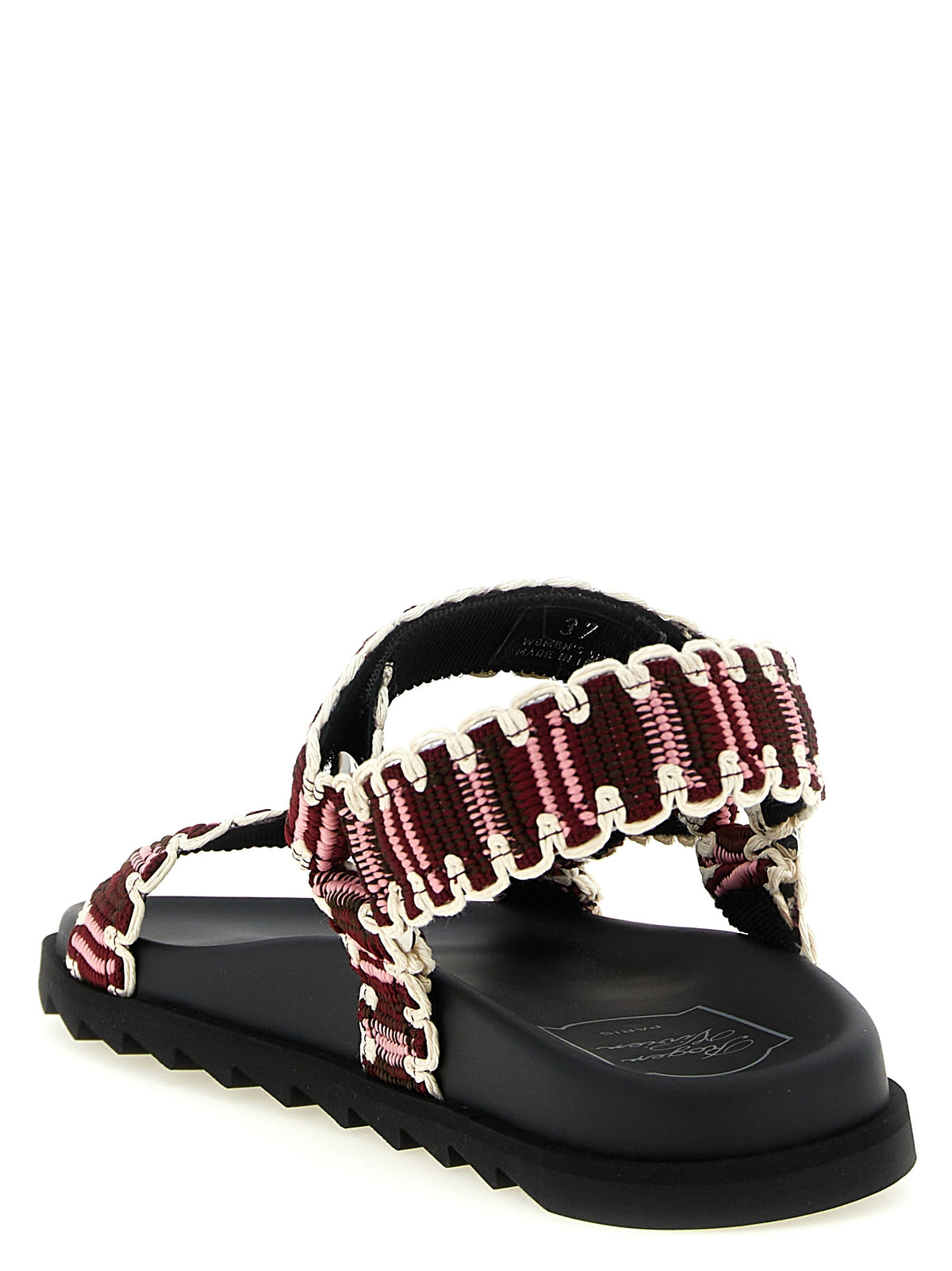 Roger Vivier Slidy Viv Multicolor Flat Sandals for Women