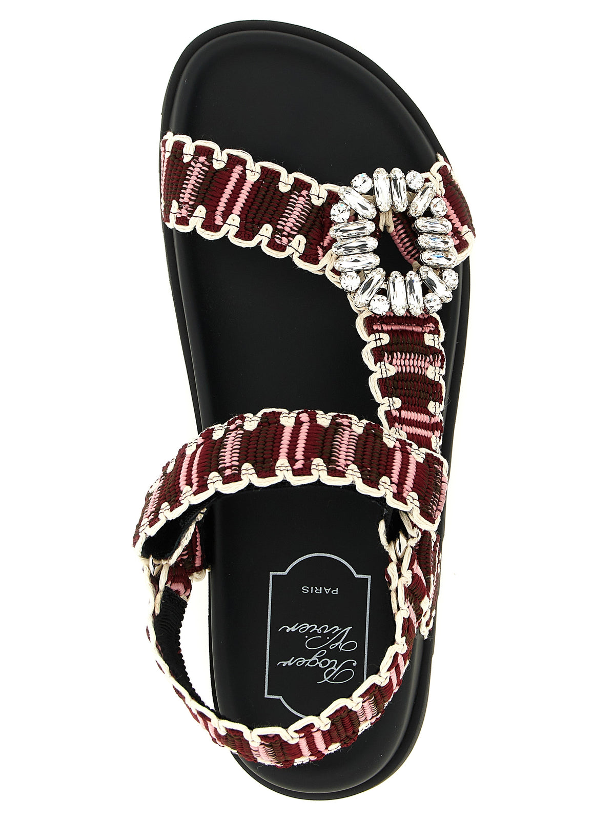 Roger Vivier Slidy Viv Multicolor Flat Sandals for Women
