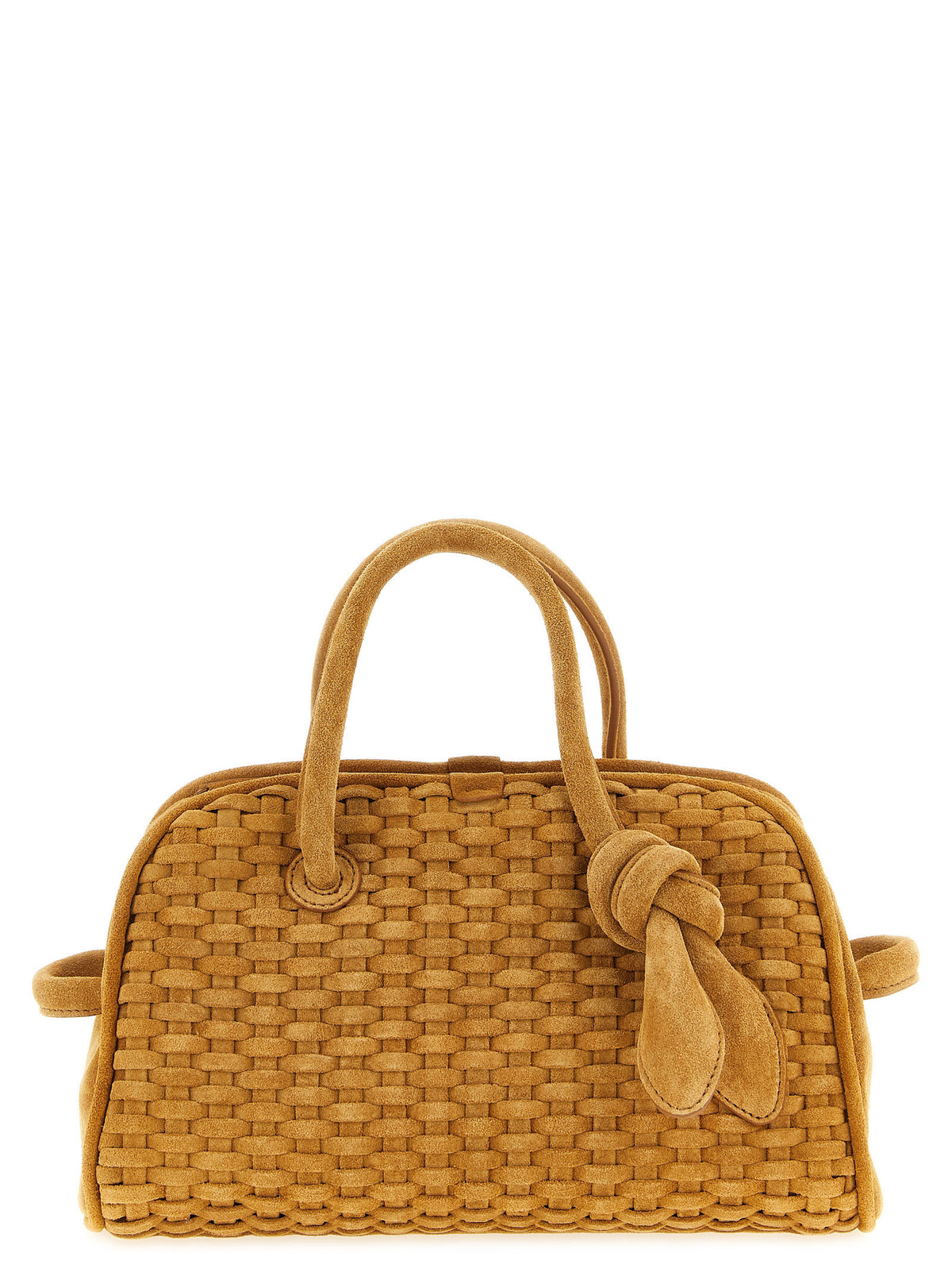 Jacquemus Le Petit Turismo Beige Calfskin Handbag