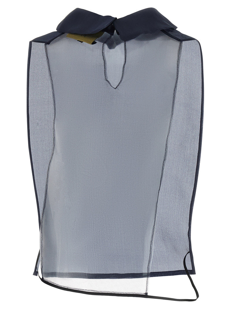 MAISON JEJIA Blue Silk Shirt