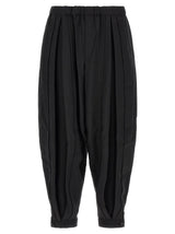 Comme Des Garçons Black Polyester Casual Pants