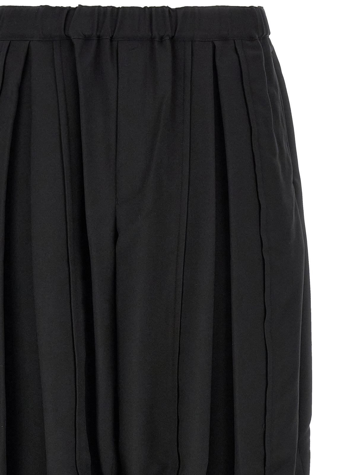 Comme Des Garçons Black Polyester Casual Pants
