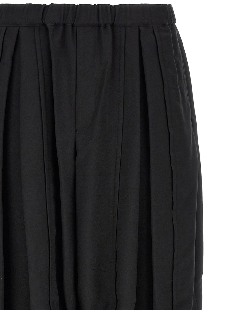 Comme Des Garçons Black Polyester Casual Pants for Men