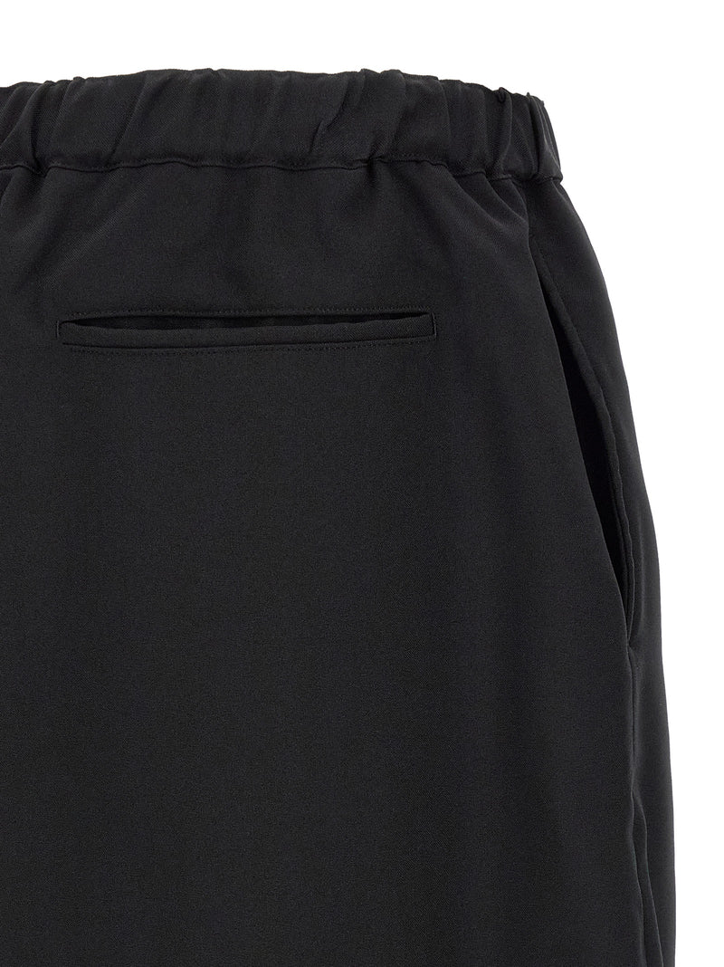 Comme Des Garçons Black Polyester Casual Pants for Men