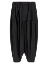 Comme Des Garçons Black Polyester Casual Pants for Men