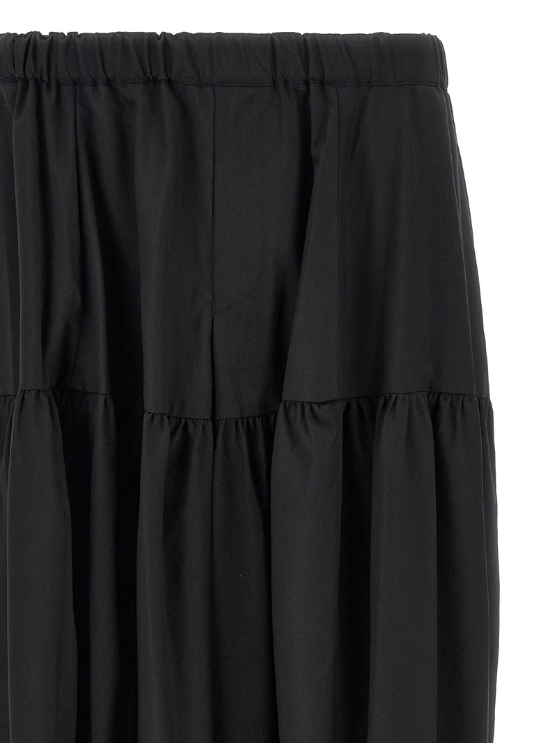 Comme Des Garçons Black Polyester Casual Pants