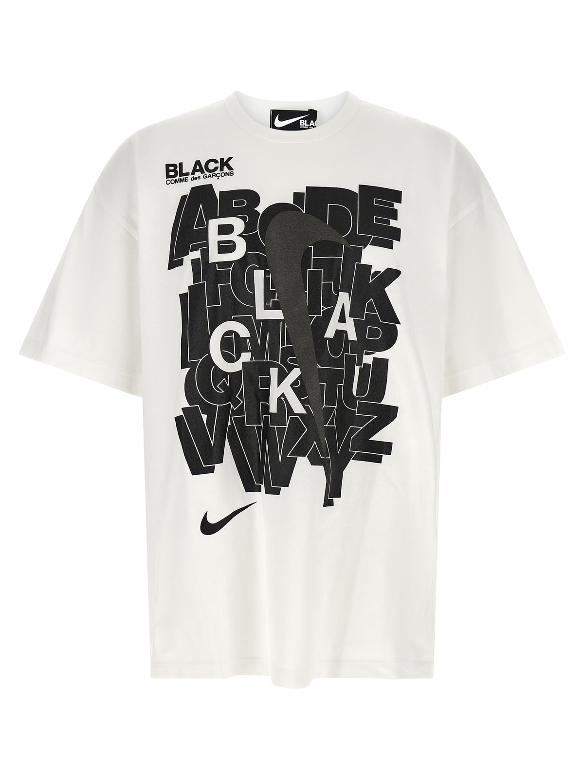Comme Des Garçons White Cotton T-Shirt - Avant-Garde Fashion