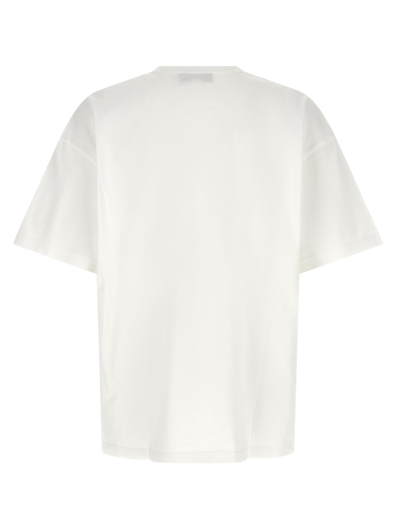Comme Des Garçons White Cotton T-Shirt - Avant-Garde Fashion