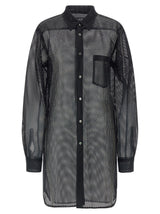 Chemisier noir en polyester Comme Des Garçons