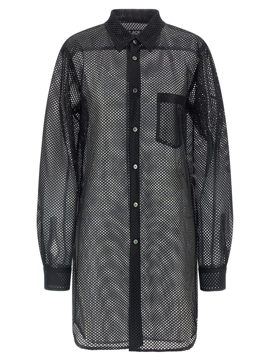 Comme Des Garçons Black Polyester Blouse