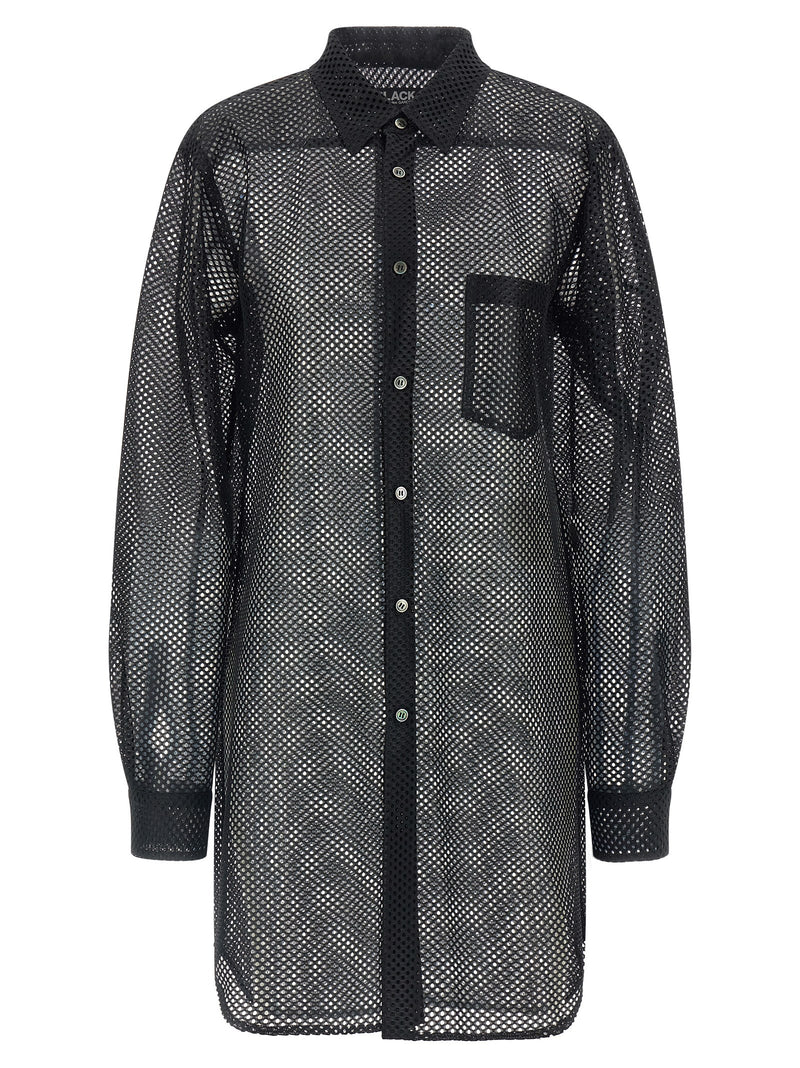 Comme Des Garçons Black Polyester Blouse