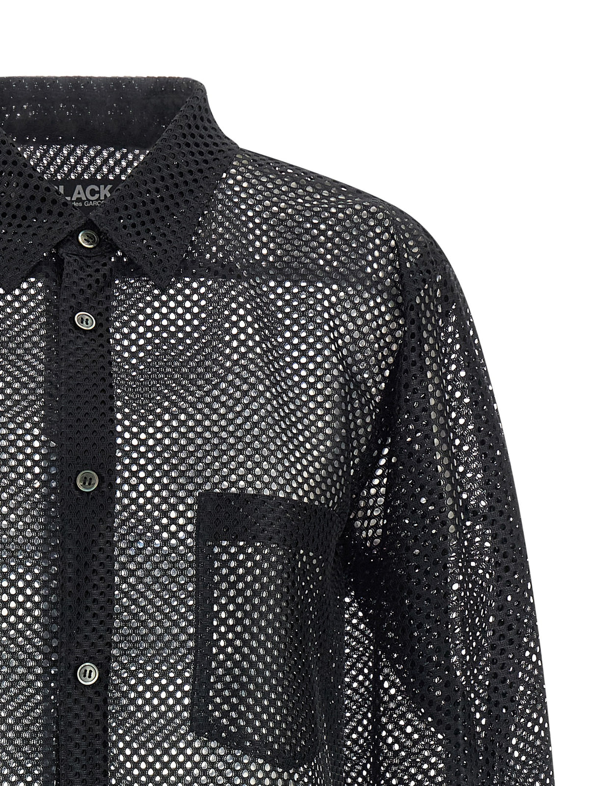 Chemisier noir en polyester Comme Des Garçons