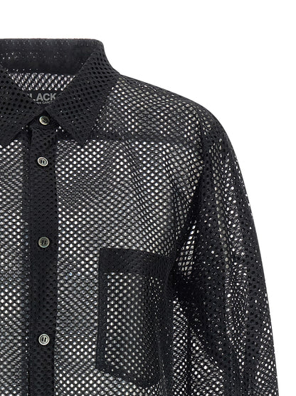 Comme Des Garçons Black Polyester Blouse