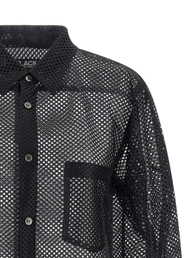 Comme Des Garçons Black Polyester Blouse