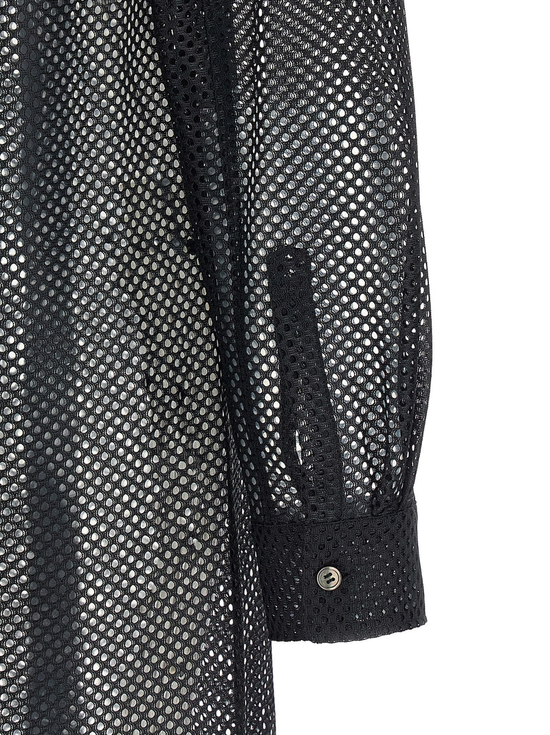 Comme Des Garçons Black Polyester Blouse