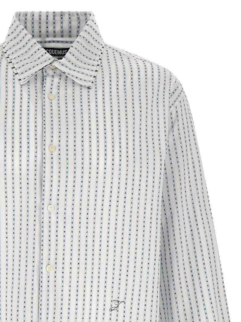 Jacquemus La Chemise Letro Multicolor Cotton Blouse