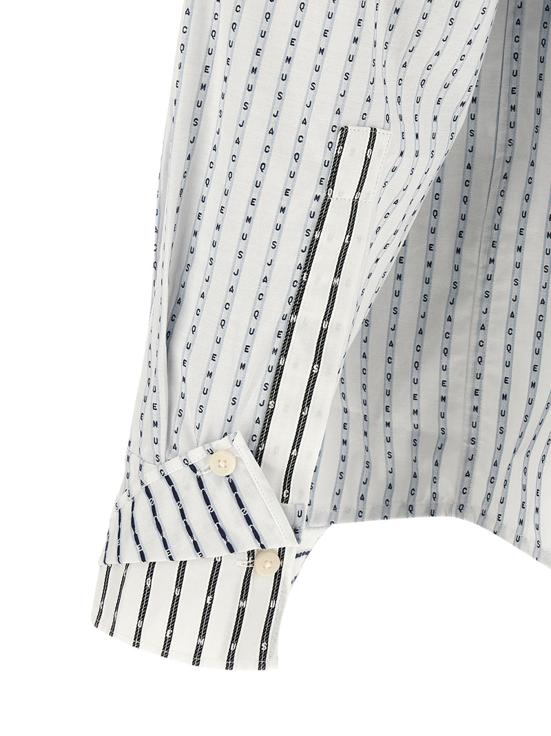 Jacquemus La Chemise Letro Multicolor Cotton Blouse