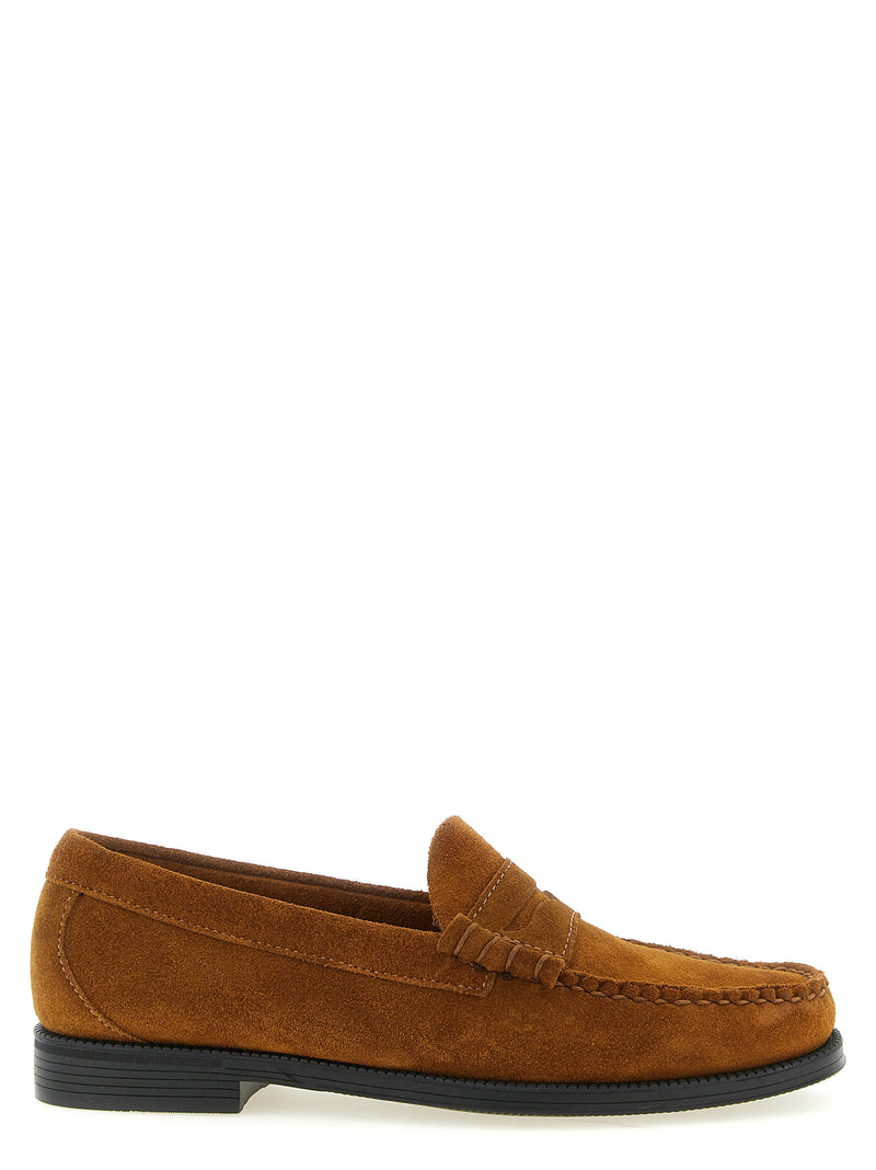 G.H. BASS Easy Weejuns Larson Brown Cowhide Slip-On Loafers