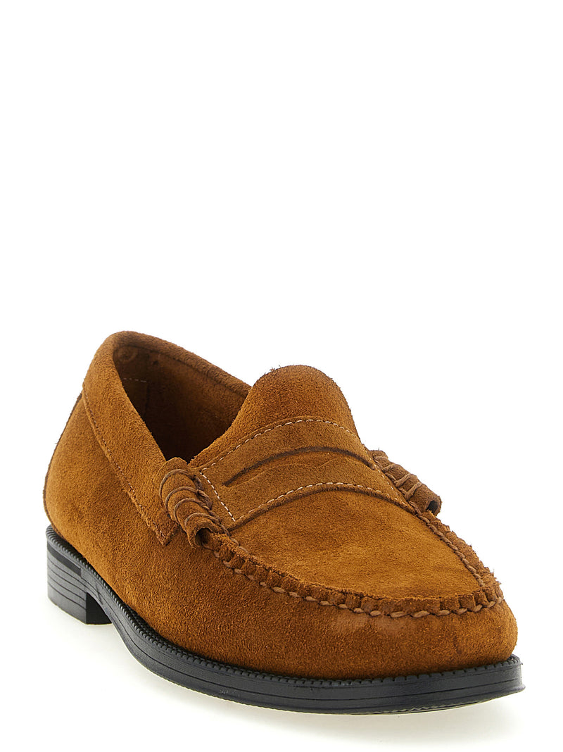 G.H. BASS Easy Weejuns Larson Brown Cowhide Slip-On Loafers
