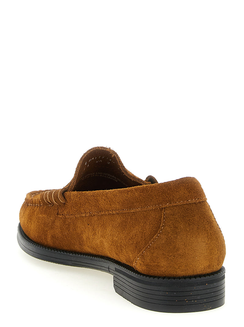 G.H. BASS Easy Weejuns Larson Brown Cowhide Slip-On Loafers