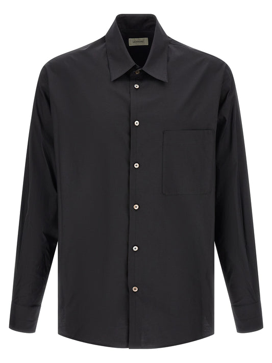 Lemaire Black Cotton Blouse