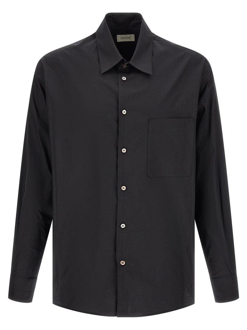 Blouse Lemaire en coton noir