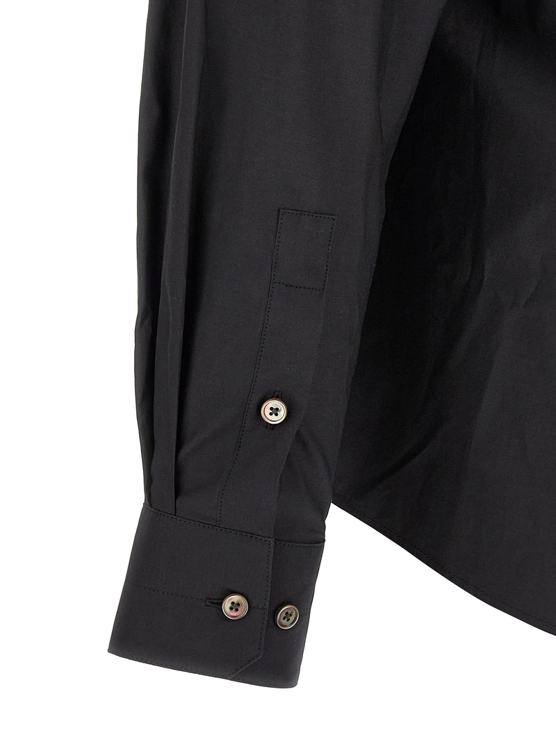 Blouse Lemaire en coton noir