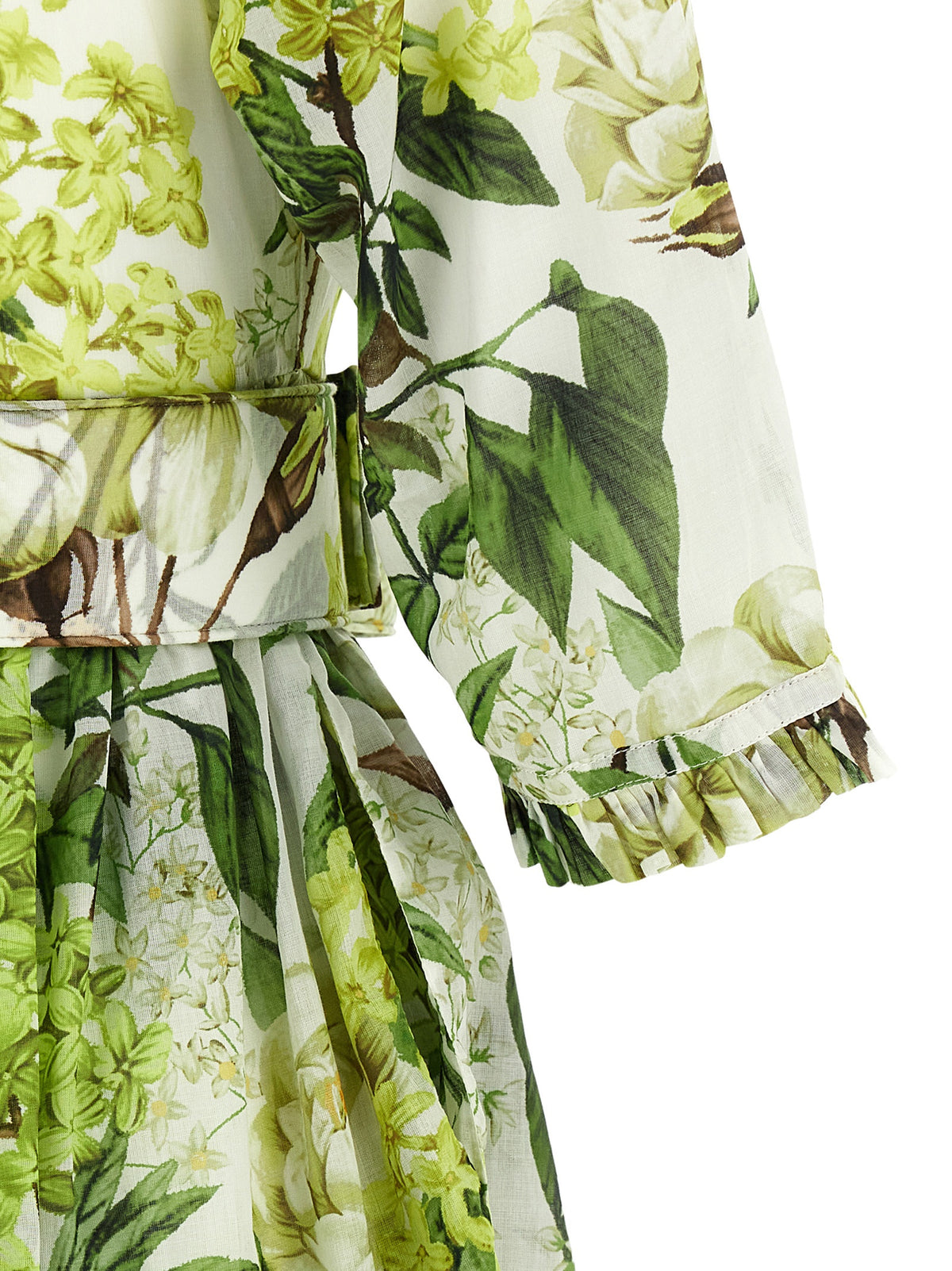 SAMANTHA SUNG Long ‘Eden’ Bicolor Cotton Dress