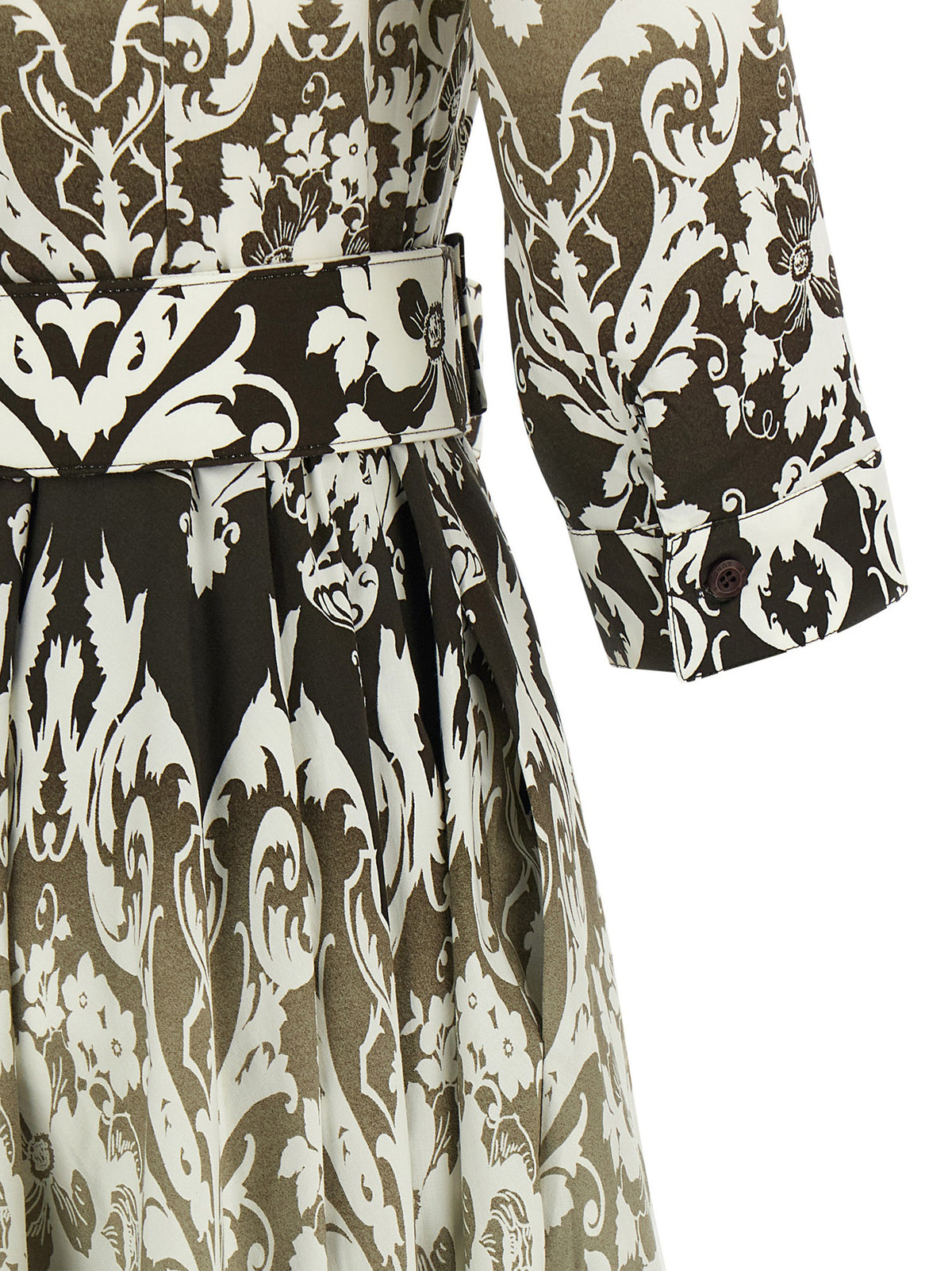 SAMANTHA SUNG Abelia Multicolor Cotton Midi Dress