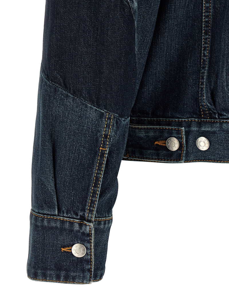 Namacheko Laguna Blue Cotton Denim Jacket