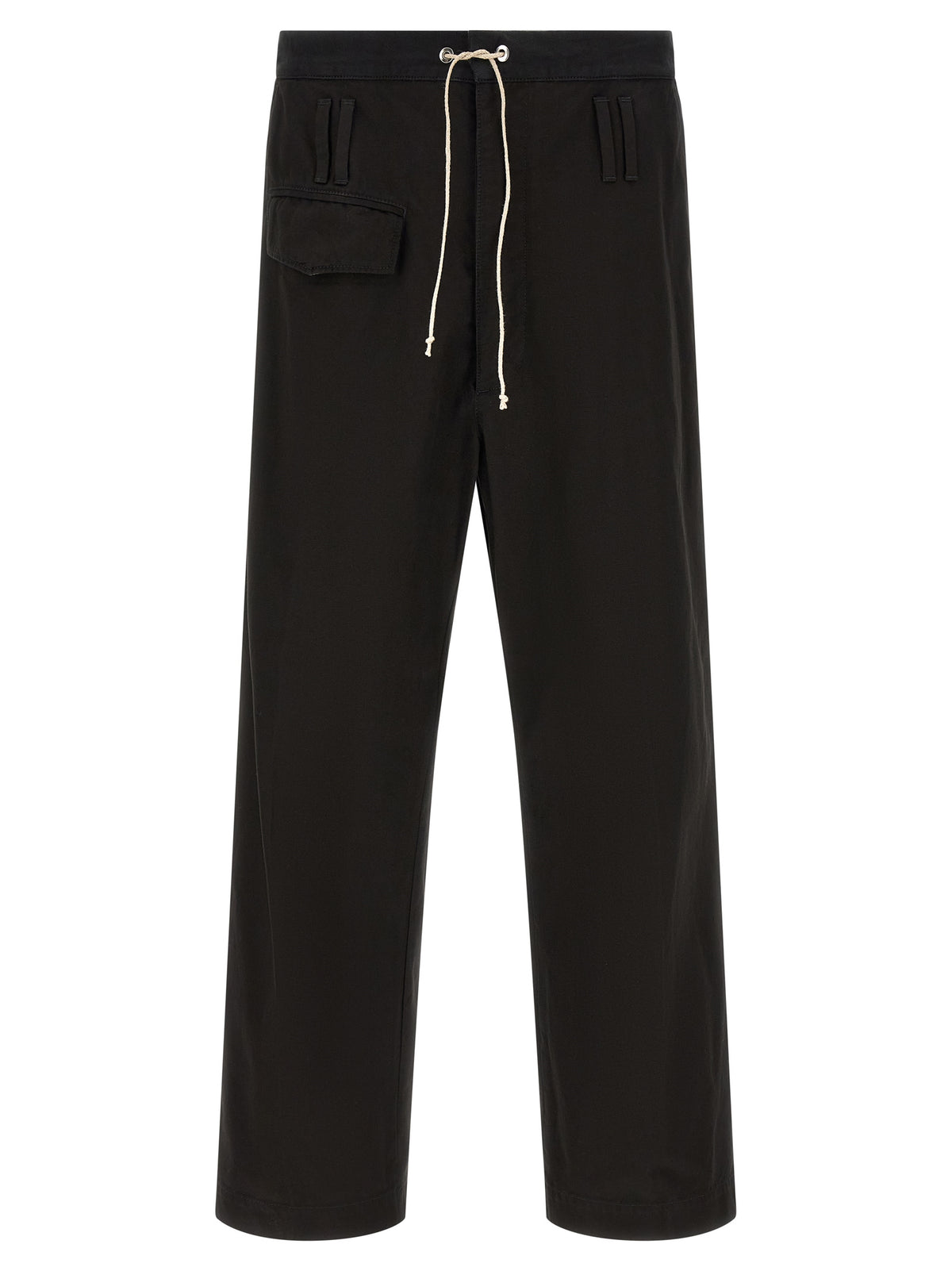 Namacheko Black Cotton Casual Pants
