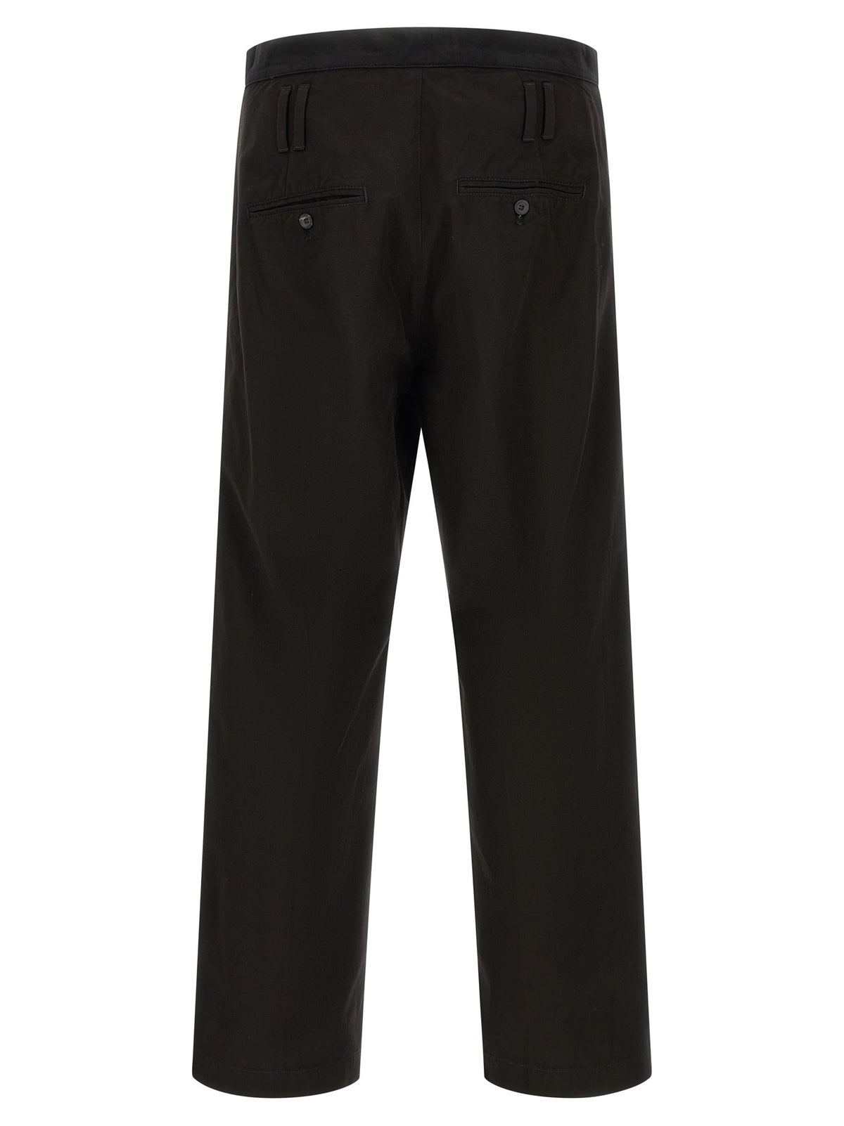Namacheko Black Cotton Casual Pants
