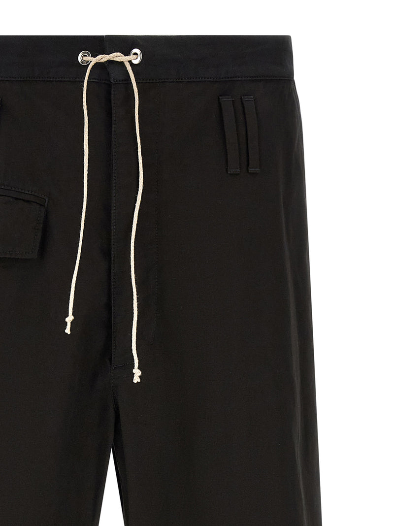 Namacheko Trireme Black Cotton Casual Pants for Men