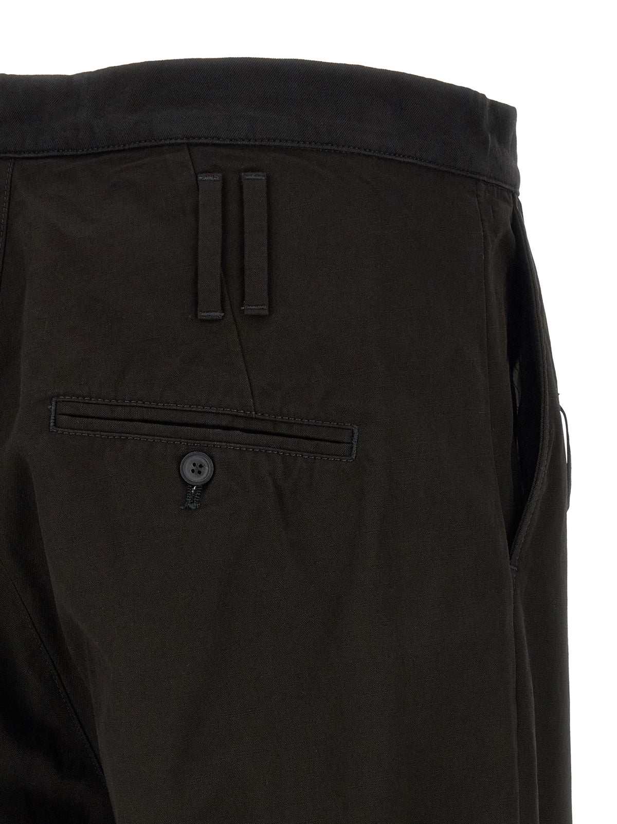 Namacheko Black Cotton Casual Pants