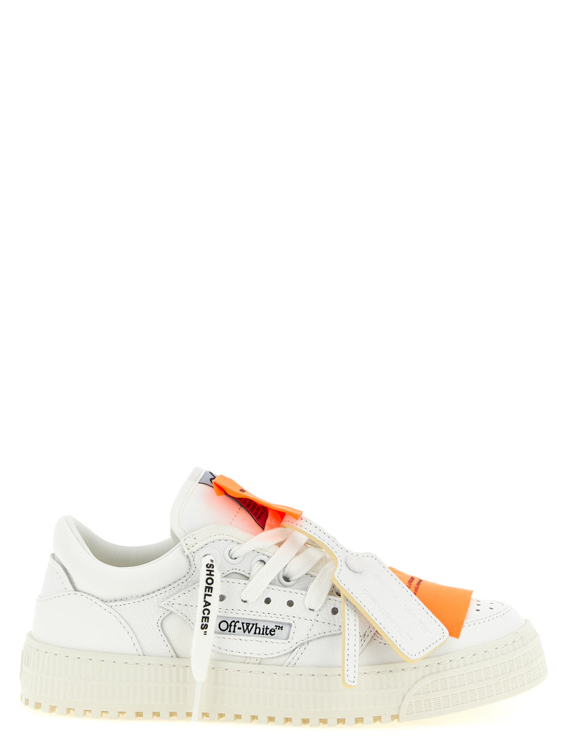 Baskets Off-White en cuir de veau blanc