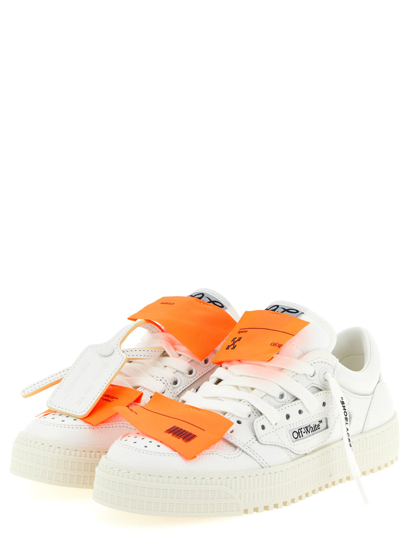 Baskets Off-White en cuir de veau blanc