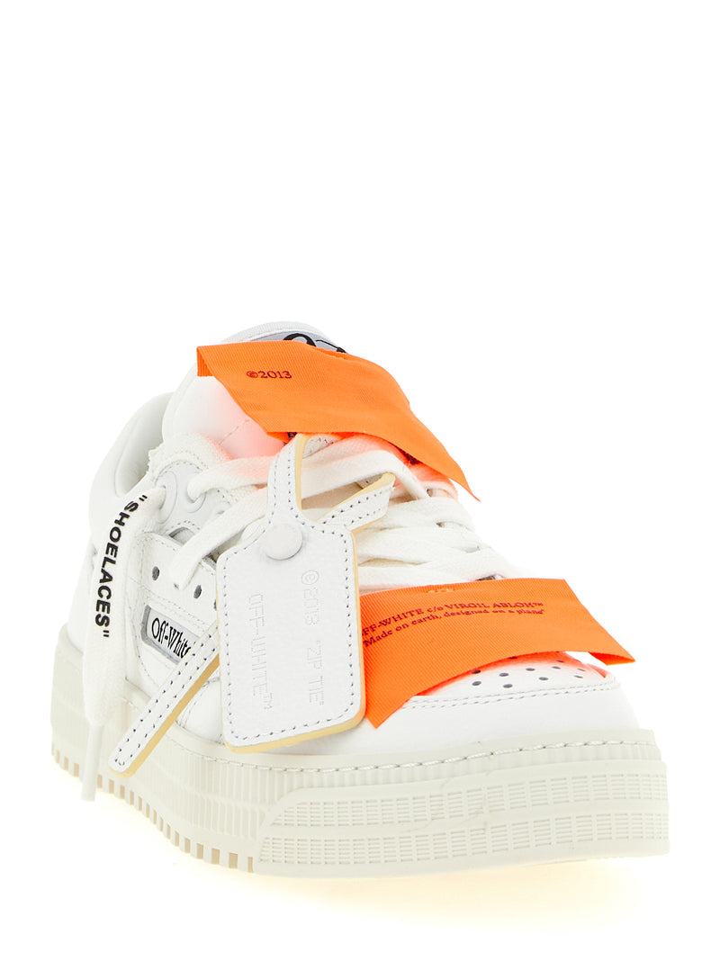 Baskets Off-White en cuir de veau blanc