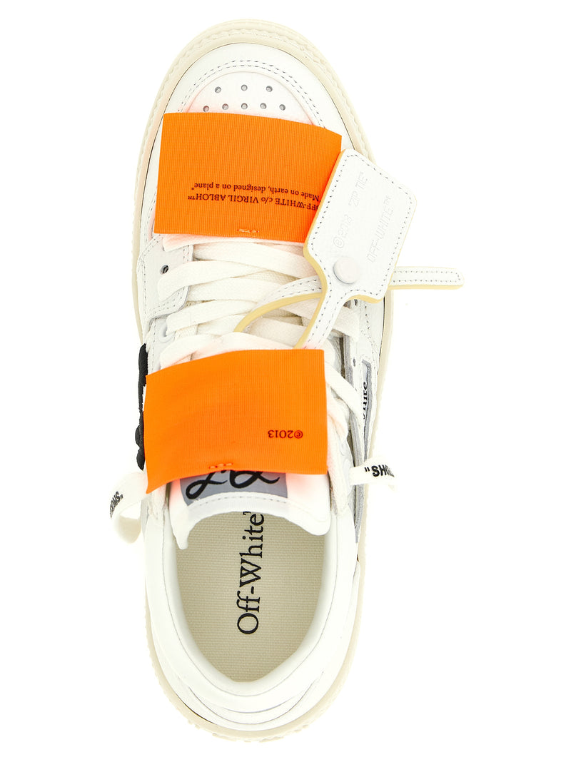Baskets Off-White en cuir de veau blanc