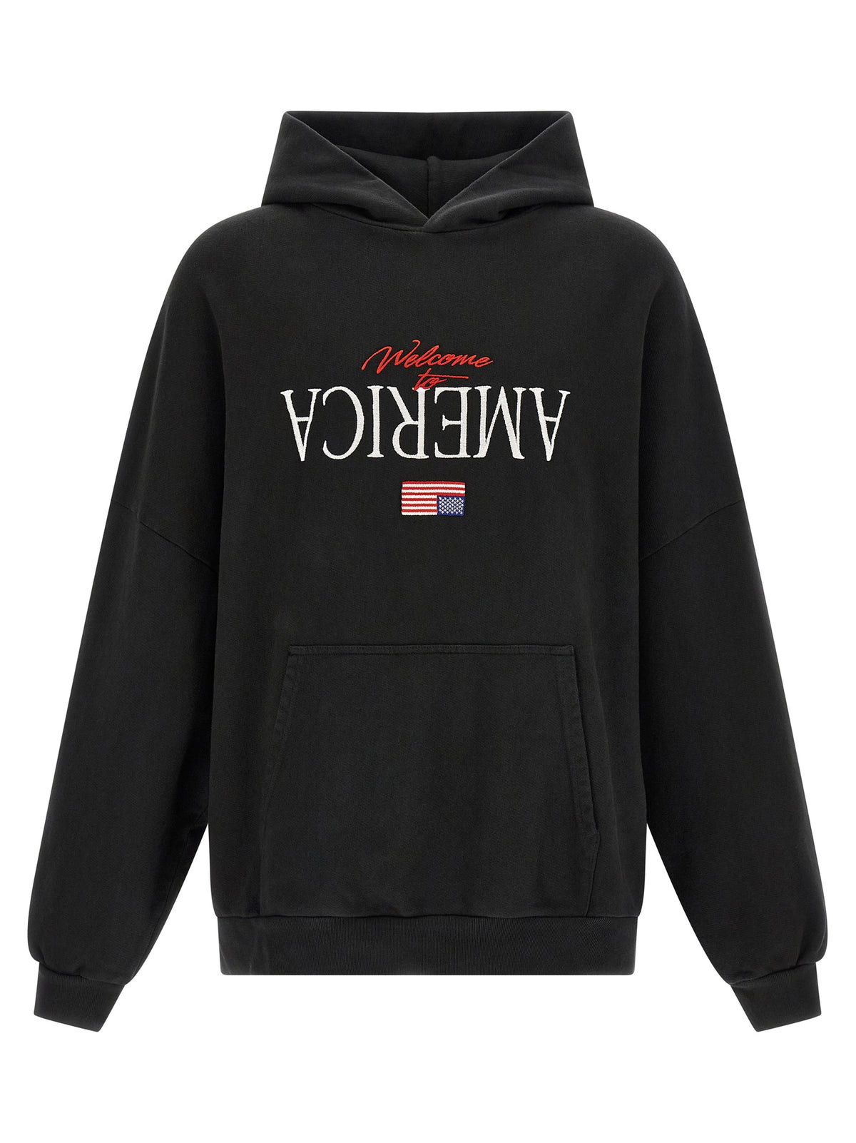 WILLY CHAVARRIA Black Cotton Sweatshirt