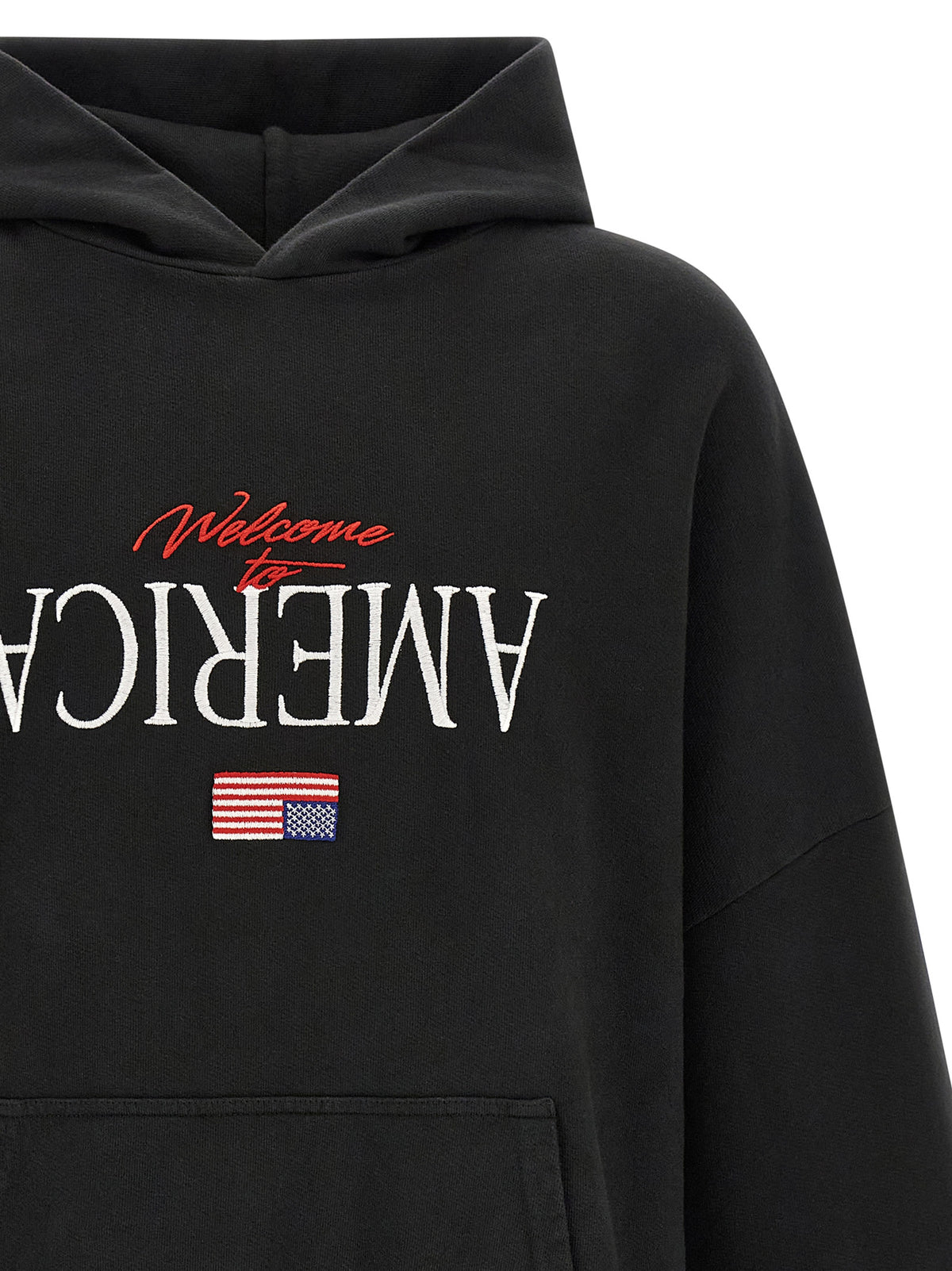 WILLY CHAVARRIA Black Cotton Sweatshirt