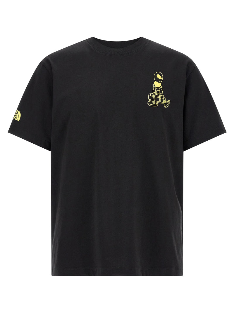 T-shirt en coton noir The North Face