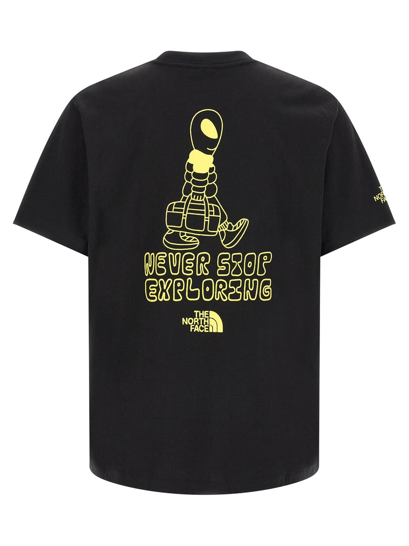 T-shirt en coton noir The North Face