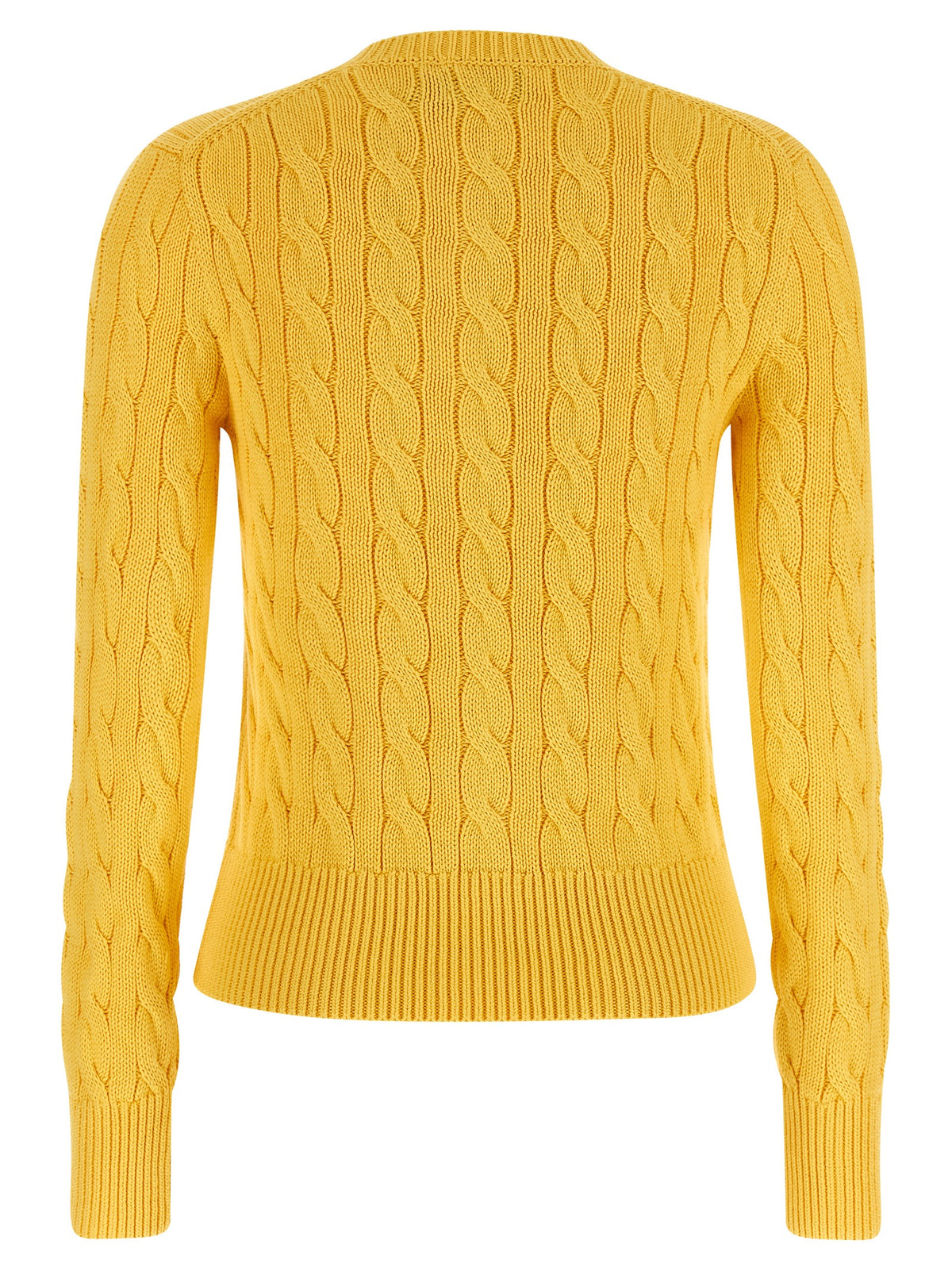 Polo Ralph Lauren Bicolor Cotton Cardigan - Yellow