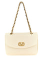 Valentino Garavani White Lamb Leather Shoulder Bag