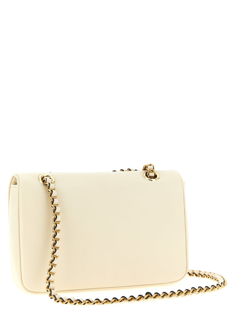 Sac bandoulière Valentino Garavani en cuir d'agneau blanc