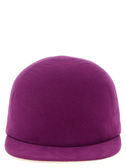 Balenciaga Purple Cotton Cap (Baseball Hat)