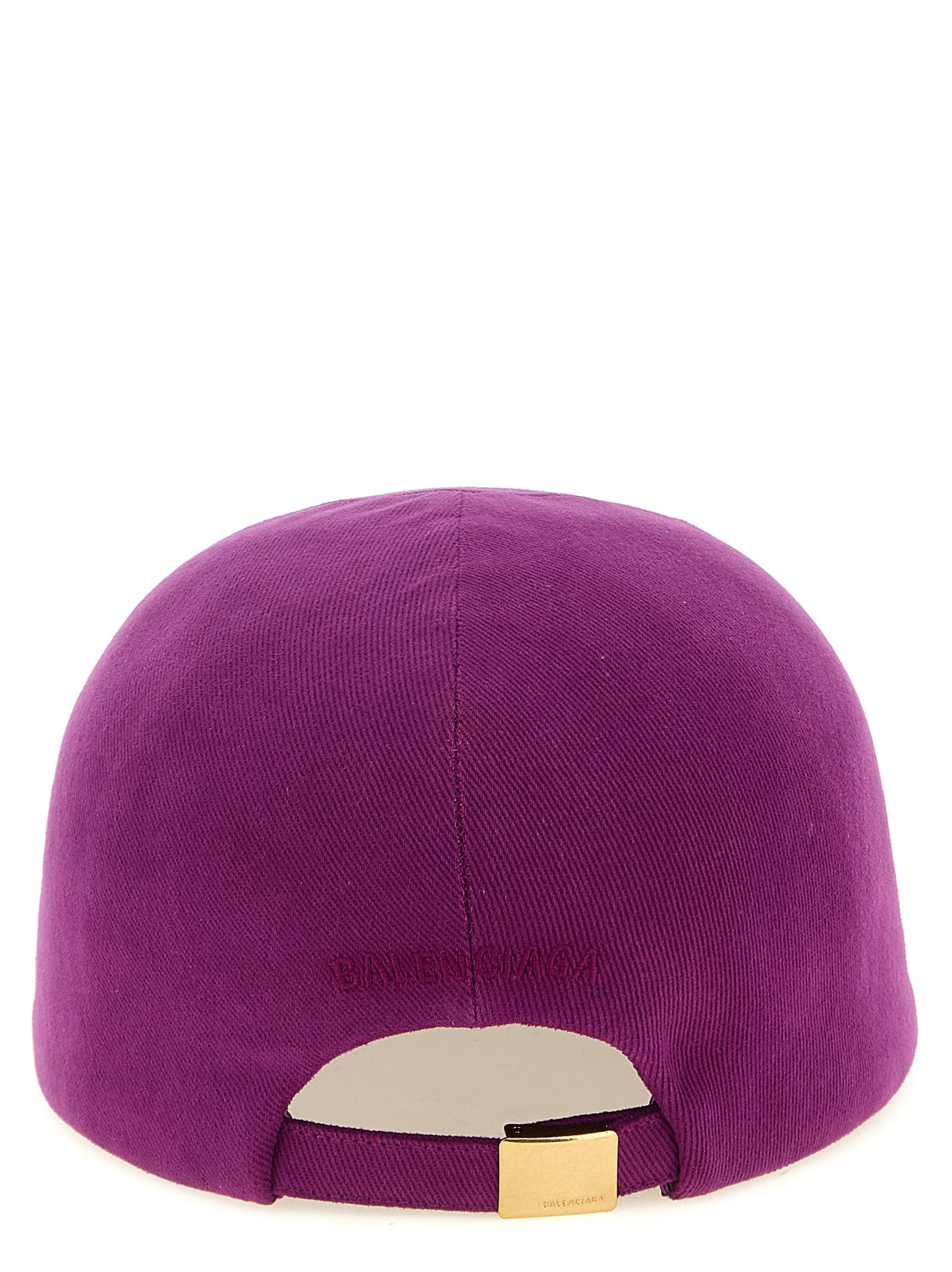 Balenciaga Purple Cotton Cap (Baseball Hat)