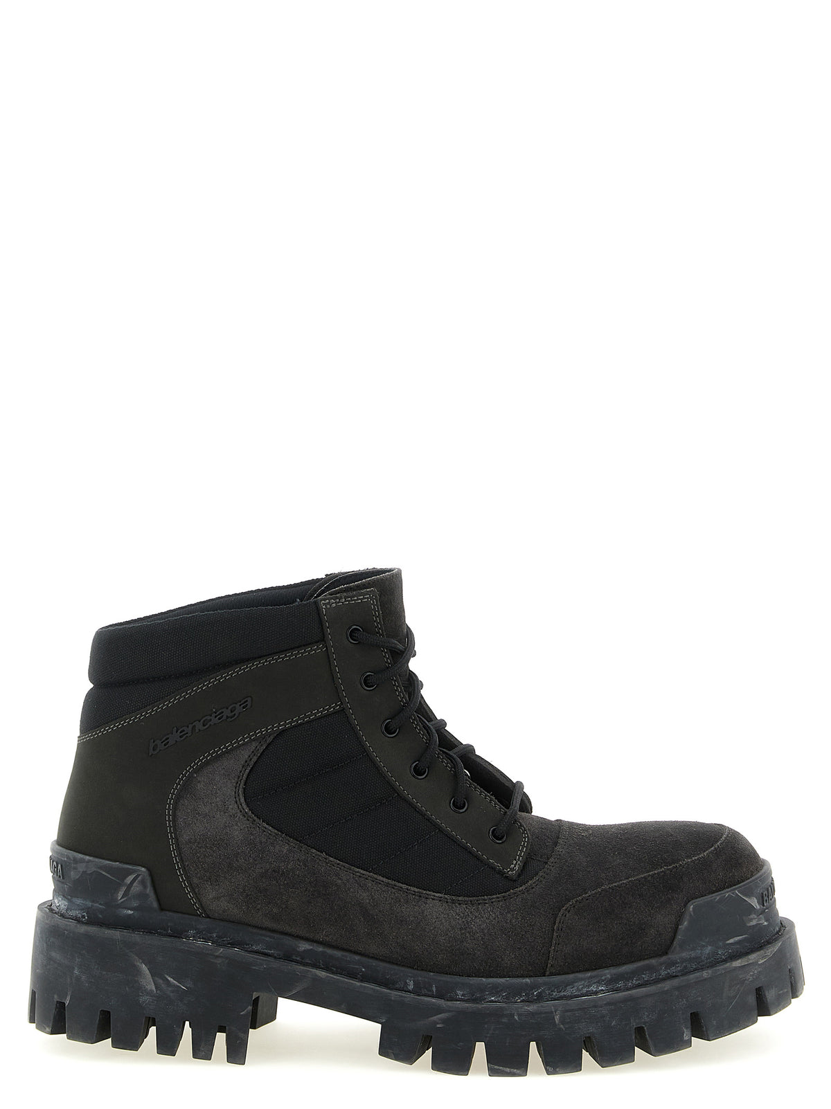 Bottines Balenciaga en cuir de veau marron