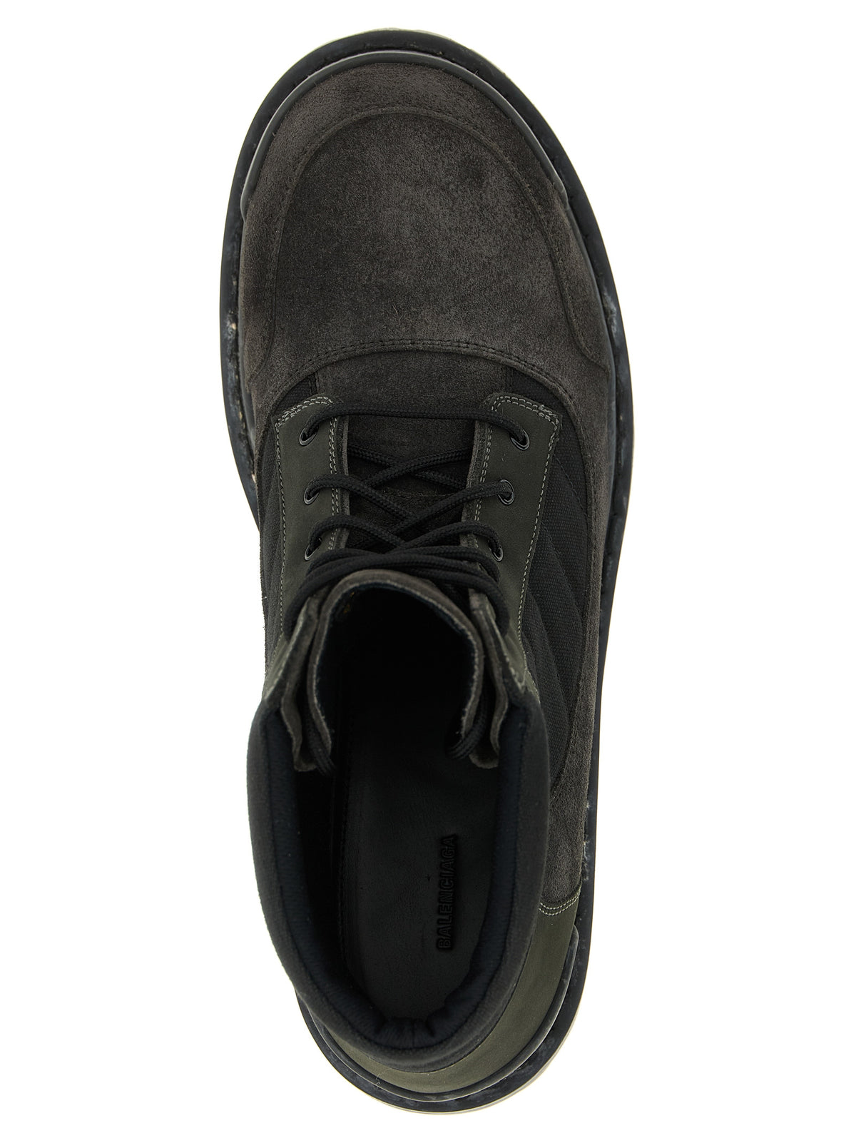 Bottines Balenciaga en cuir de veau marron